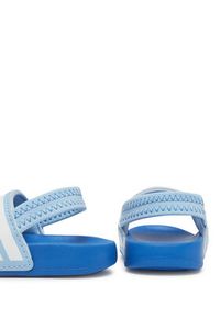Adidas - adidas Sandały adilette Estrap JR5327 Błękitny. Kolor: niebieski #4