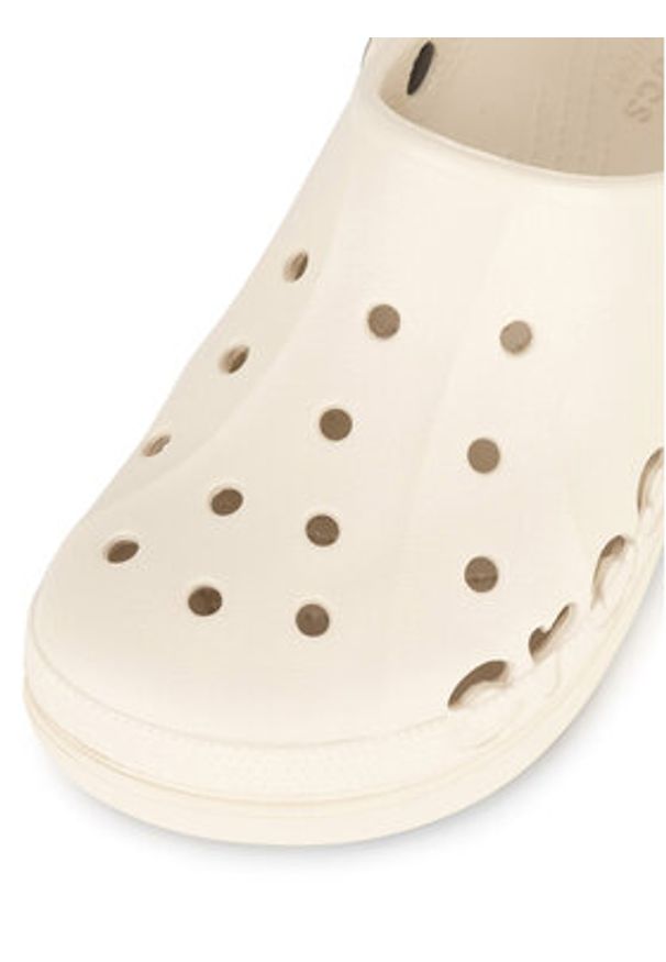 Crocs Klapki BAYA PLATFORM CLOG 208186-11S Beżowy. Kolor: beżowy. Materiał: materiał, syntetyk. Obcas: na platformie