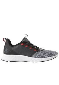 Buty do biegania damskie Reebok Fusium Lite. Zapięcie: sznurówki. Kolor: szary. Materiał: guma, syntetyk, tkanina, materiał. Szerokość cholewki: normalna. Sport: bieganie