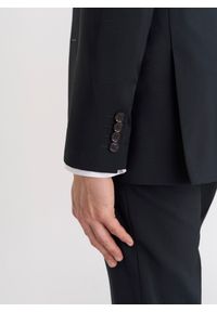 Pako Lorente - PAKO LORENTE – Wełniana zielona marynarka garniturowa. Kolor: zielony. Materiał: wełna. Styl: elegancki #10