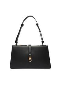 TOMMY HILFIGER - Tommy Hilfiger Torebka Th Libre Shoulder Bag AW0AW17718 Czarny. Kolor: czarny. Materiał: skórzane #1