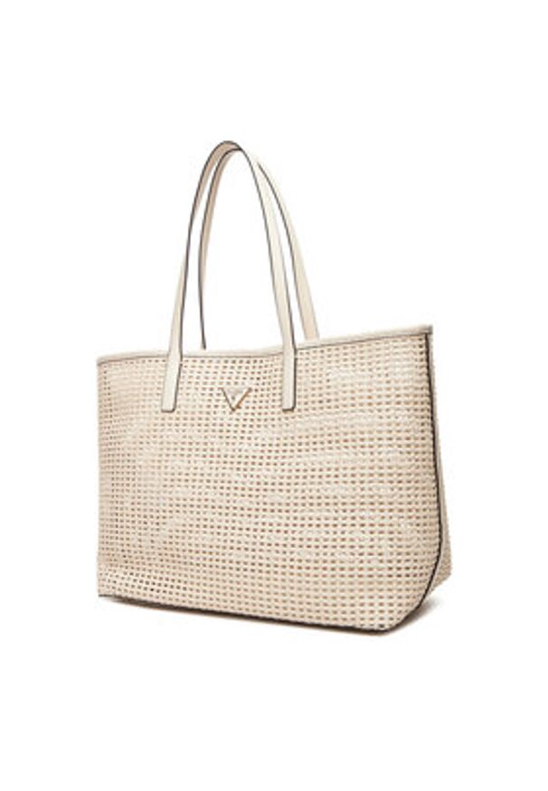 Guess Torebka Brigitta HWWZ72 06240 Écru. Kolor: kremowy. Materiał: skórzane