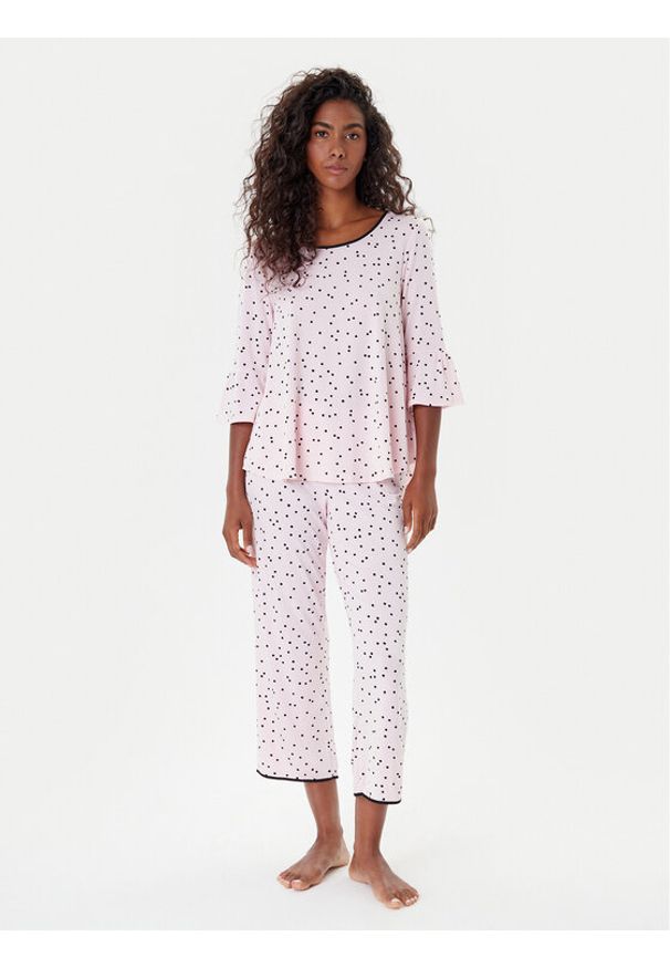 Kate Spade Piżama KSI01506 Różowy Regular Fit. Kolor: różowy