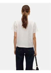 Vero Moda T-Shirt Solvei 10325318 Biały Regular Fit. Kolor: biały. Materiał: bawełna #2