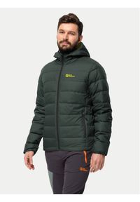 Jack Wolfskin Kurtka puchowa Ather Down 1207671 Zielony Regular Fit. Kolor: zielony. Materiał: syntetyk #1