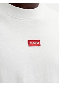 Jack & Jones T-Shirt Club Badge 12295036 Biały Regular Fit. Kolor: biały. Materiał: bawełna #4
