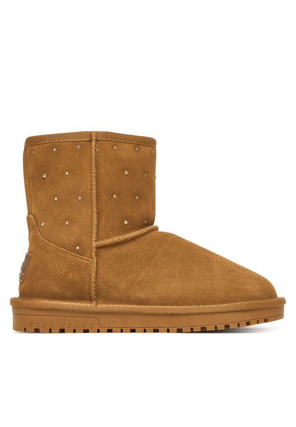 Śniegowce Pepe Jeans. Kolor: brązowy