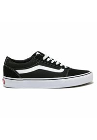 Buty sportowe Casual Męskie Vans Ward Czarny. Okazja: na co dzień. Kolor: czarny, biały, wielokolorowy. Materiał: tkanina, materiał, syntetyk #1