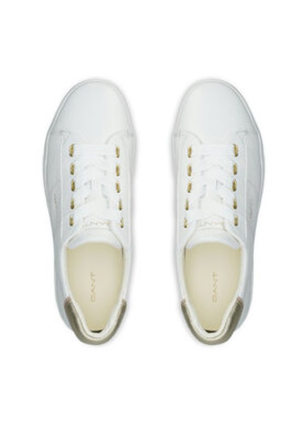 GANT - Gant Sneakersy 31531989 Biały. Kolor: biały. Materiał: skóra