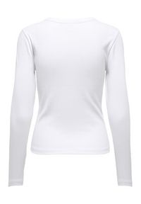 only - ONLY Bluzka Val 15371305 Biały Regular Fit. Kolor: biały. Materiał: bawełna #4