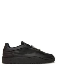 Diesel Sneakersy S-Oval Skate Low Y03511P8123 T8013 Czarny. Kolor: czarny. Materiał: skóra. Sport: skateboard