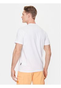 Napapijri T-Shirt Salis NP0A4H8D Biały Regular Fit. Kolor: biały. Materiał: bawełna #5