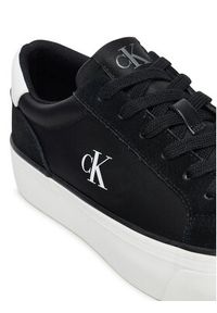 Calvin Klein Jeans Sneakersy Vulc Flatform Mg Nylon Mix YW0YW01896 Czarny. Kolor: czarny. Materiał: skóra #2