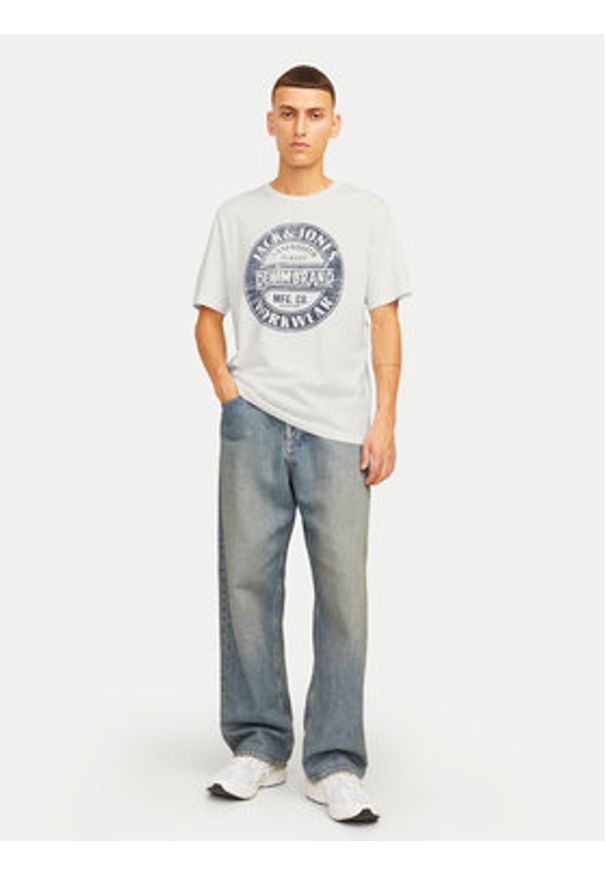 Jack & Jones T-Shirt Jeans 12256779 Granatowy Standard Fit. Kolor: niebieski. Materiał: bawełna