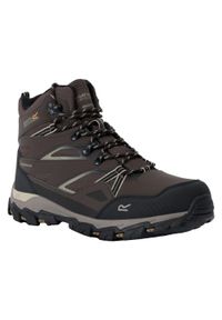 Regatta - Męskie Buty Do Chodzenia Holcombe III. Kolor: wielokolorowy, żółty, brązowy. Sport: turystyka piesza #1