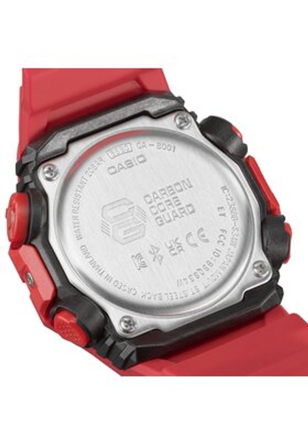 G-Shock Zegarek GA-B001-4AER Czerwony. Kolor: czerwony