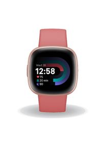 Zegarek sportowy Fitbit by Google Versa 4 różowo-miedziany. Rodzaj zegarka: smartwatch. Kolor: różowy, brązowy, wielokolorowy. Styl: sportowy #3