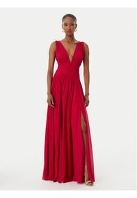 Marciano Guess Sukienka wieczorowa G6GK14 W2374 Różowy ciemny Regular Fit. Kolor: różowy. Materiał: wiskoza. Styl: wizytowy #1