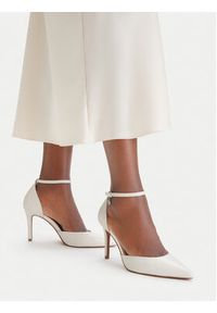 Nine West Szpilki CEO-CD23029-18 Biały. Kolor: biały. Materiał: materiał. Obcas: na szpilce #3