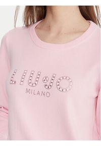 Liu Jo Sweter TF5248 MS63L Różowy Regular Fit. Kolor: różowy. Materiał: syntetyk