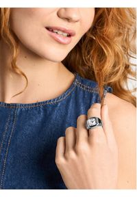 Fossil Zegarek Watch Ring ES5482 Srebrny. Kolor: srebrny #5