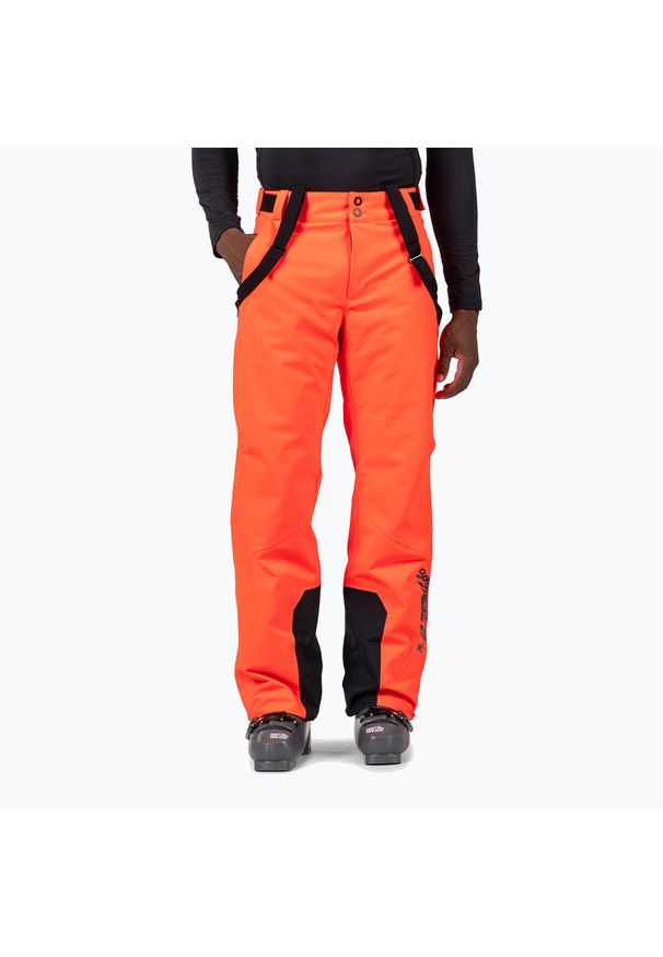 Spodnie narciarskie Rossignol Hero Blackside Insulated Neon Red - S. Kolor: pomarańczowy. Sezon: zima. Sport: narciarstwo