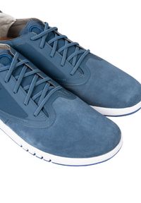 Geox Sneakersy "Aerantis A" | U027FA 02211 | Mężczyzna | Niebieski. Nosek buta: okrągły. Kolor: niebieski. Materiał: materiał, skóra