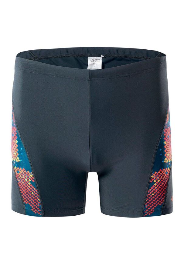 AquaWave - Męskie Spodenki Kąpielowe Fiero. Kolor: czerwony, niebieski, wielokolorowy. Styl: sportowy