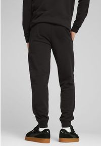 Puma - Męskie spodnie dresowe Essentials z logo No. 1 PUMA Black. Kolor: czarny. Materiał: dresówka