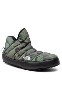 The North Face Kapcie Thermoball Traction Bootie NF0A3MKH28F1 Khaki. Kolor: brązowy. Materiał: materiał #3