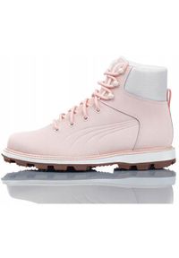 Buty do chodzenia damskie Puma Desierto. Wysokość cholewki: za kostkę. Kolor: wielokolorowy, różowy. Materiał: materiał, syntetyk. Szerokość cholewki: normalna. Sport: turystyka piesza