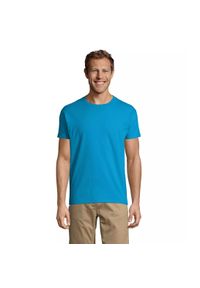 SOL'S - Koszulka Sol's Imperial. Kolor: niebieski, wielokolorowy, zielony. Sport: piłka nożna #1