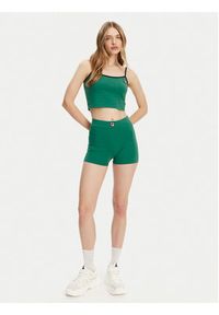 Fila Top Lissey FAW1028 Zielony Cropped Fit. Kolor: zielony. Materiał: bawełna #5