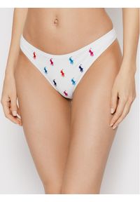 Polo Ralph Lauren Dół od bikini 21254350 Biały. Kolor: biały. Materiał: syntetyk #1