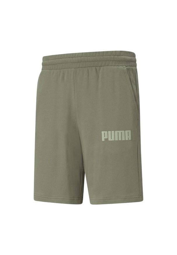 Puma - Shorty Męskie Modern Basics. Kolor: zielony