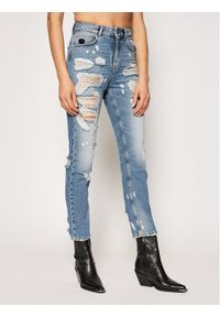 John Richmond Jeansy Lana RWP21196JE Niebieski Straight Fit. Kolor: niebieski