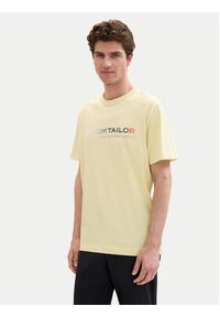 Tom Tailor T-Shirt 1041855 Żółty Regular Fit. Kolor: żółty. Materiał: bawełna #4