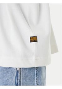 G-Star RAW - G-Star Raw Bluzka D27742-D976 Biały Oversize. Kolor: biały. Materiał: bawełna #4