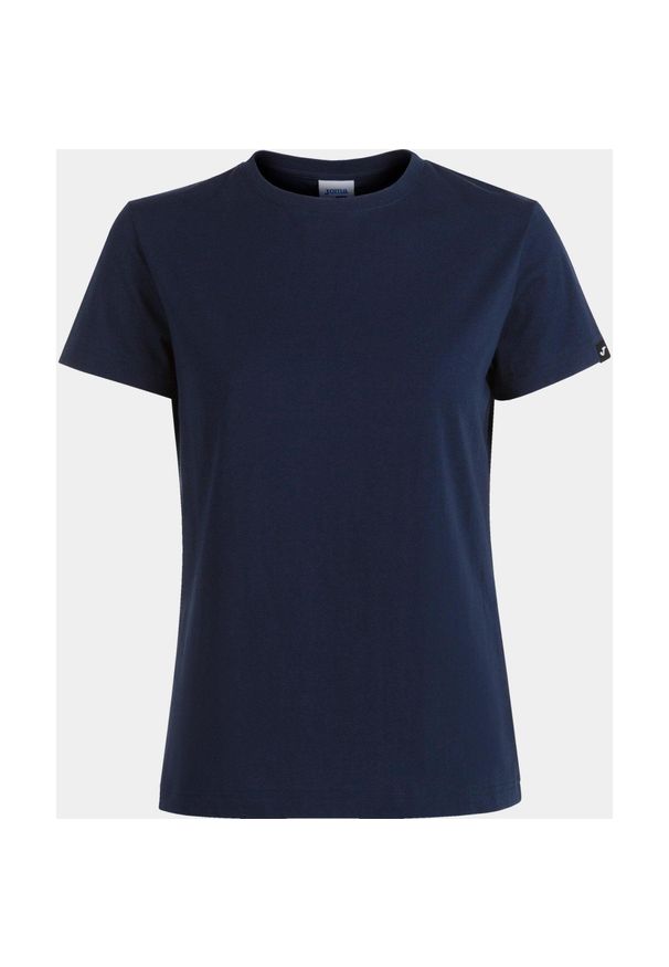 T-shirt Damski Joma Desert Navy M - Oddychający i Lekki. Kolor: niebieski. Materiał: bawełna. Sport: joga i pilates, piłka nożna