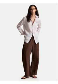 Polo Ralph Lauren Koszula 211A96158011 Różowy Classic Fit. Typ kołnierza: polo. Kolor: różowy. Materiał: len #4