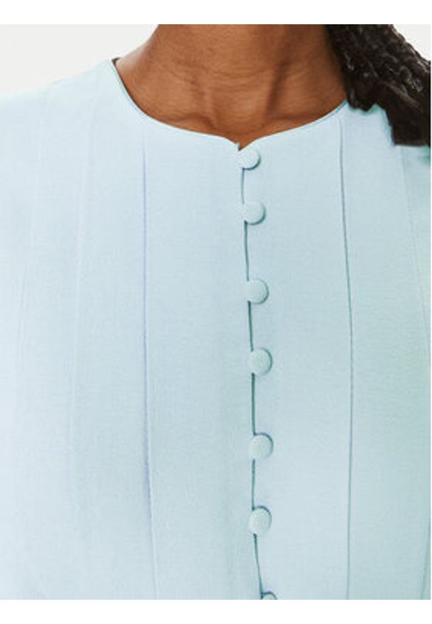 MVP Wardrobe Body MVPE4BO094.0CP0037 Granatowy Shirt Fit. Kolor: niebieski. Materiał: wiskoza