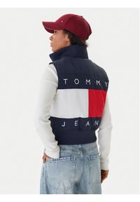 Tommy Jeans Bezrękawnik DW0DW22038 Granatowy Regular Fit. Kolor: niebieski. Materiał: syntetyk. Długość rękawa: bez rękawów #1