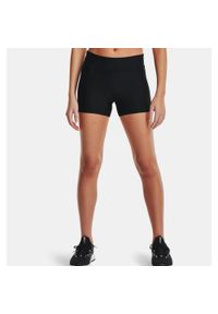 Spodenki fitness damskie Under Armour Armour Mid Rise. Kolor: czarny. Sport: fitness