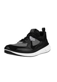 ecco - Buty do chodzenia męskie Ecco Sneaker Biom 2.2. Zapięcie: sznurówki. Kolor: czarny. Materiał: guma, tkanina, skóra. Szerokość cholewki: normalna. Sport: turystyka piesza