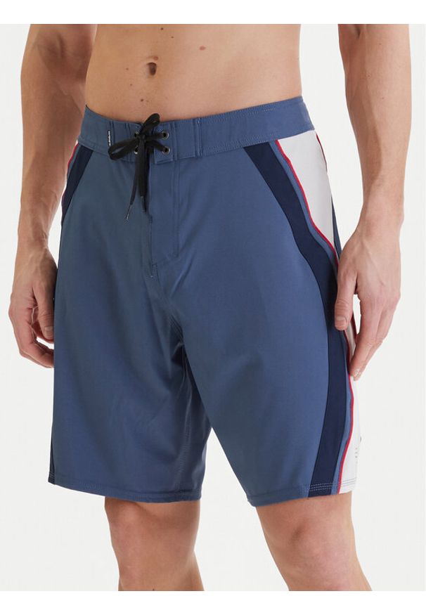 Quiksilver Szorty kąpielowe Mercury Panel 20" EQYBS04896 Niebieski Regular Fit. Kolor: niebieski. Materiał: syntetyk