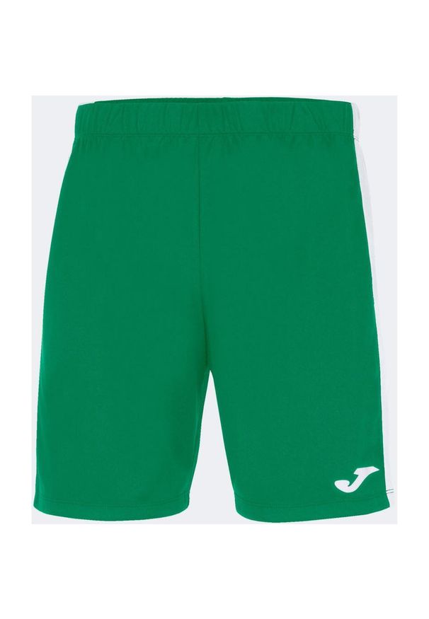 Spodenki do piłki nożnej dla chłopców Joma Maxi. Kolor: zielony, biały, wielokolorowy. Materiał: poliester. Sport: piłka nożna