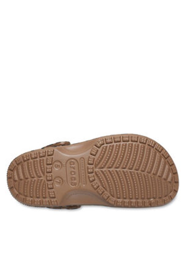 Crocs Klapki Classic Animal Clog 211800 Brązowy. Kolor: brązowy