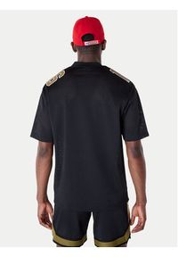 New Era T-Shirt Saf49E Mesh Graphic Jersey 60596390 Czarny Regular Fit. Kolor: czarny. Materiał: syntetyk #5