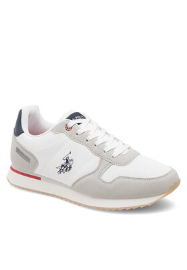 U.S. Polo Assn. Sneakersy ALTENA001A Biały. Kolor: biały. Materiał: materiał