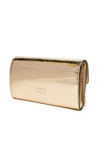 Pinko - PINKO Torebka Love One Wallet C AI 24-25 PLTT 100062 A1JD Złoty. Kolor: złoty. Materiał: skórzane #4